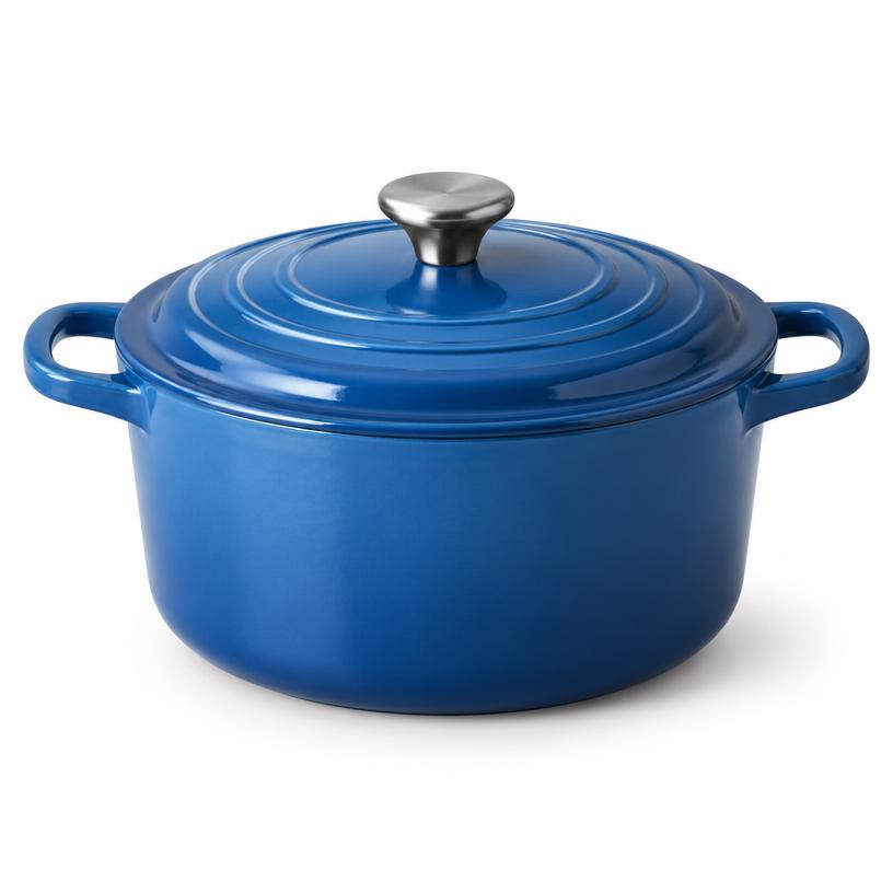 Panela de Ferro Esmaltada 24 cm